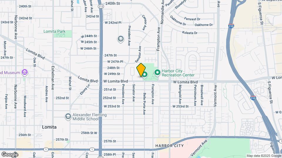 1401 Lomita Blvd Map and Location Details