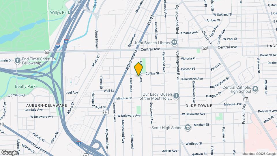 2727 Robinwood Ave Map and Location Details