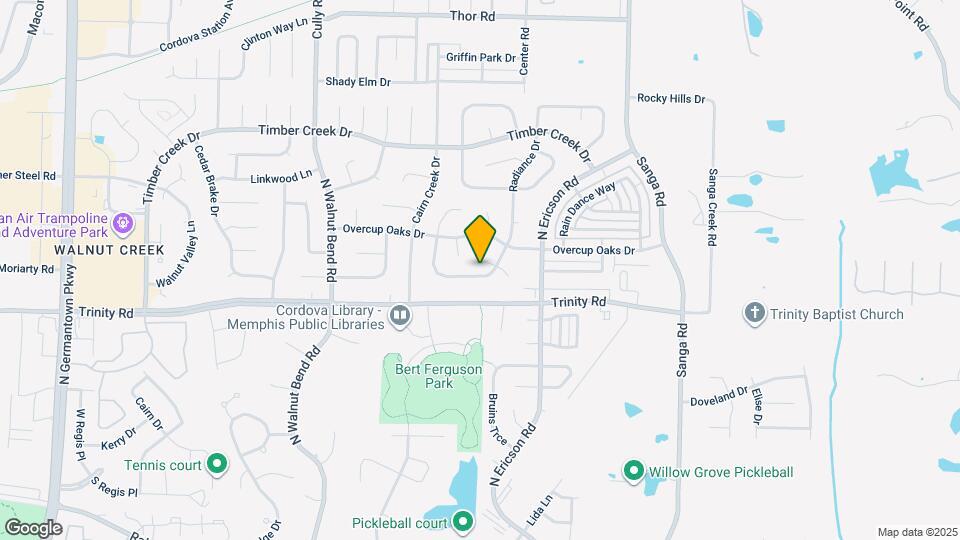8562 Shingle Oaks Dr Map and Location Details