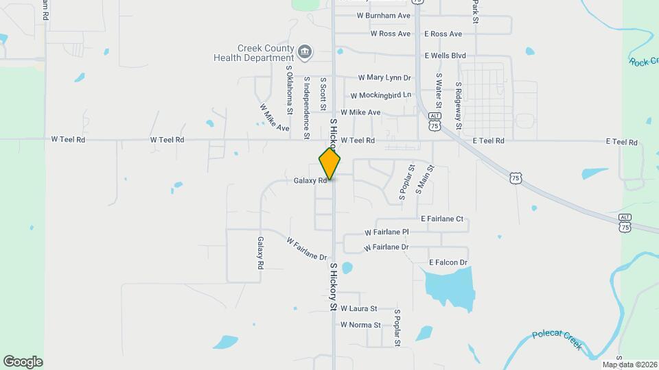 2310 S Hickory St Map and Location Details