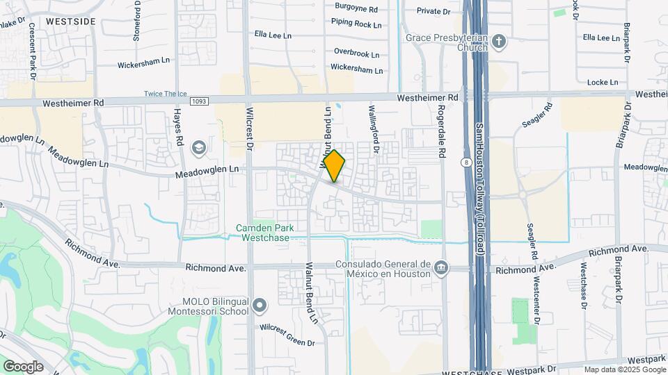 10855 Meadowglen Ln, Unit 1010 Map and Location Details