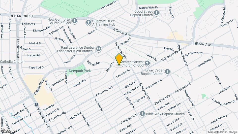 3432 Kellogg Ave Map and Location Details