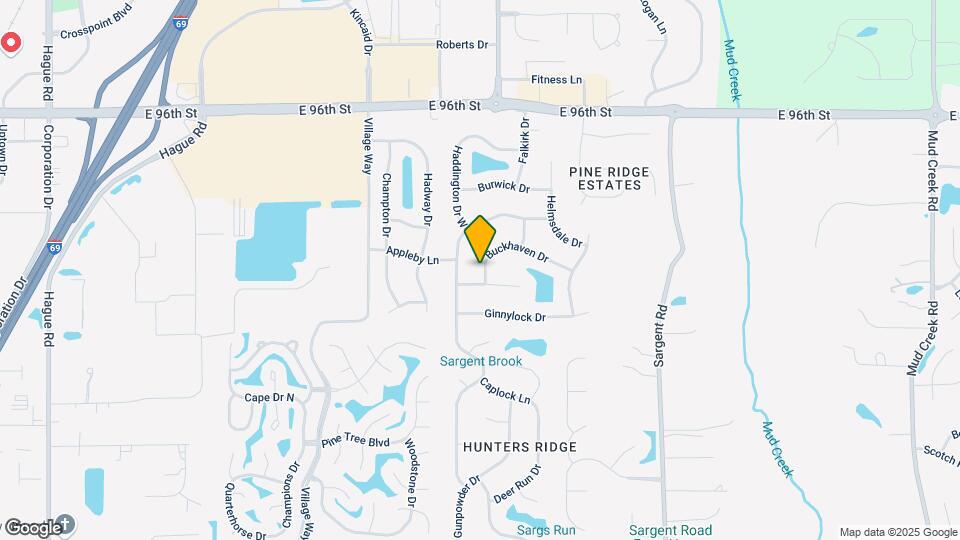 8738 Buckhaven Dr Map and Location Details