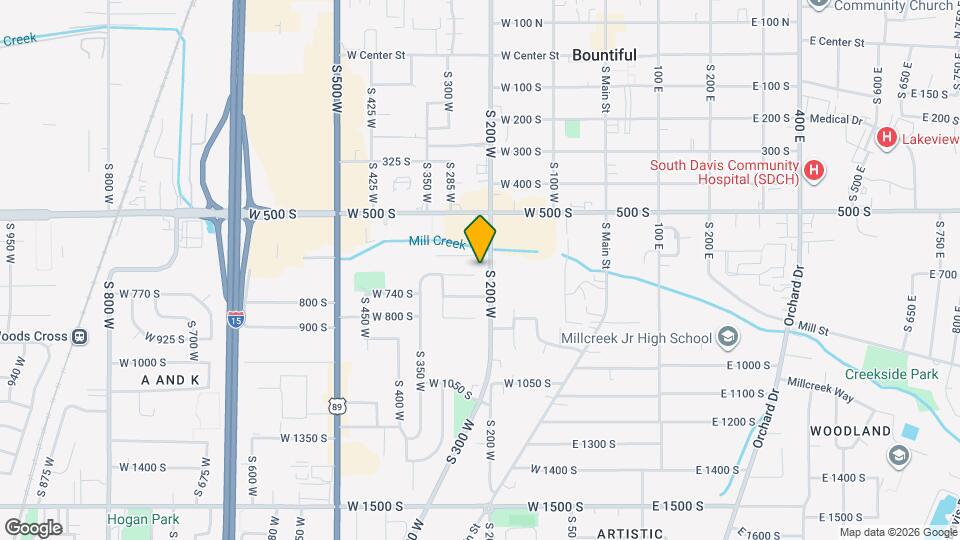 214 W 650 S, Unit 214w Map and Location Details