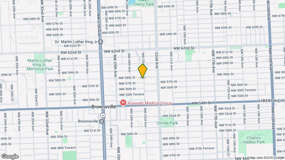 5720 NW 23rd Ave Map and Location Details