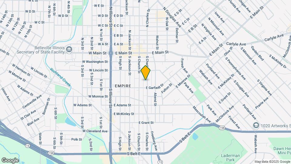 305 S Charles St Map and Location Details