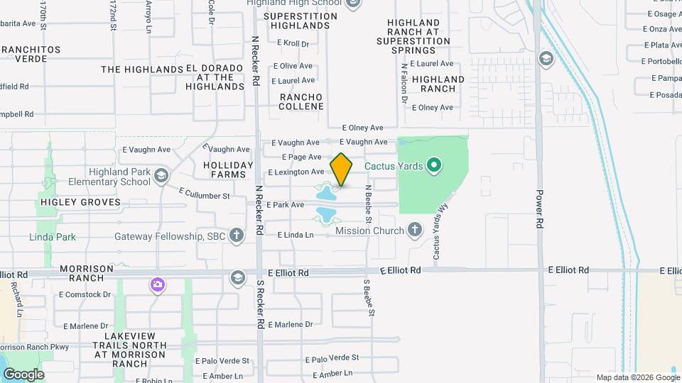 4221 E Cullumber Ct Map and Location Details