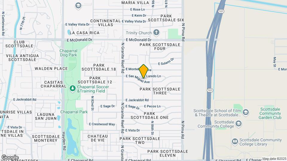 8520 E San Miguel Ave Map and Location Details