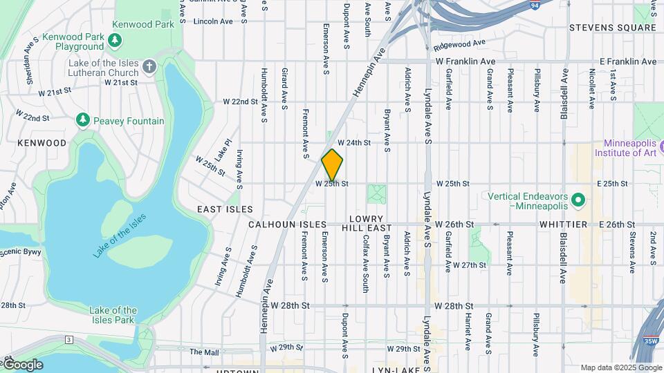 2501 Emerson Ave S Map and Location Details