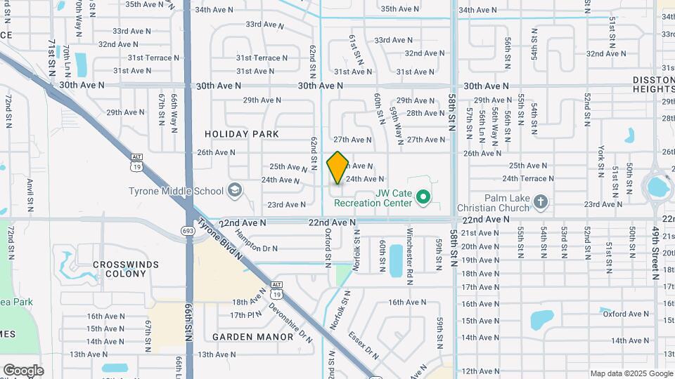 2324 61st Way N Map and Location Details