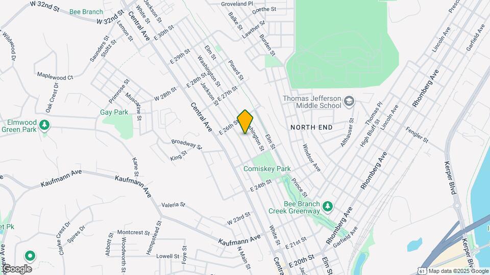 2548 Jackson St, Unit 1 Map and Location Details