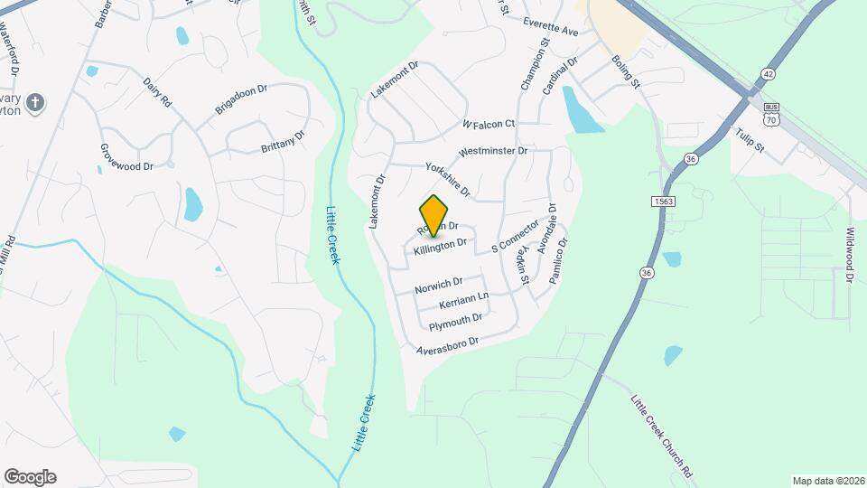 136 Killington Dr Map and Location Details