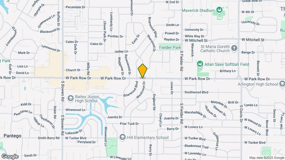 1502 Westcrest Dr Map and Location Details