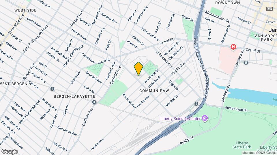 406 Communipaw Ave Map and Location Details