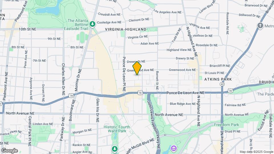 776 St Charles Ave NE Mapa y Detalles de la Ubicación