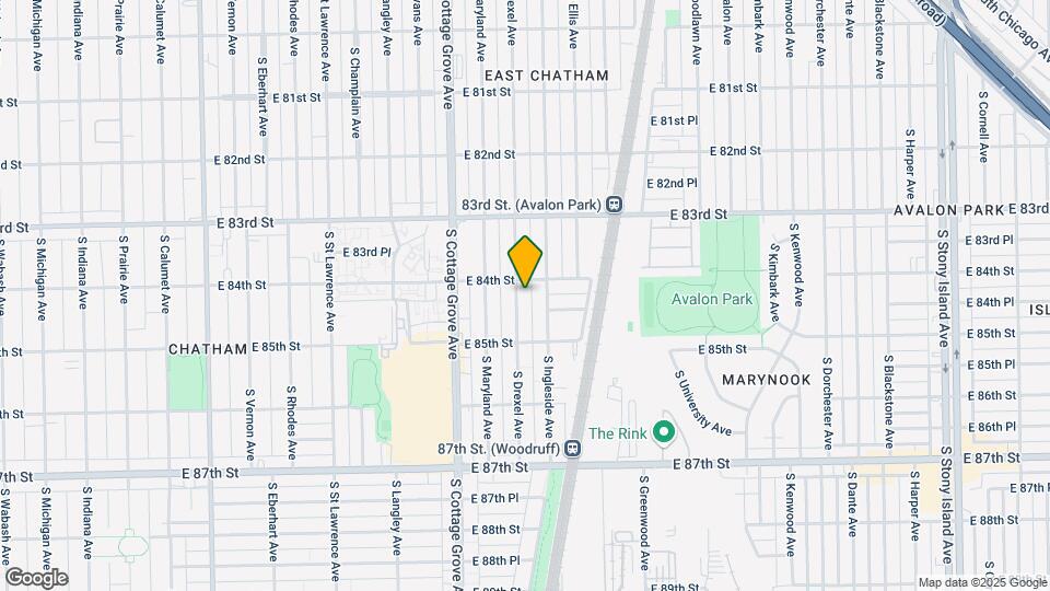8417 S Drexel Ave Map and Location Details