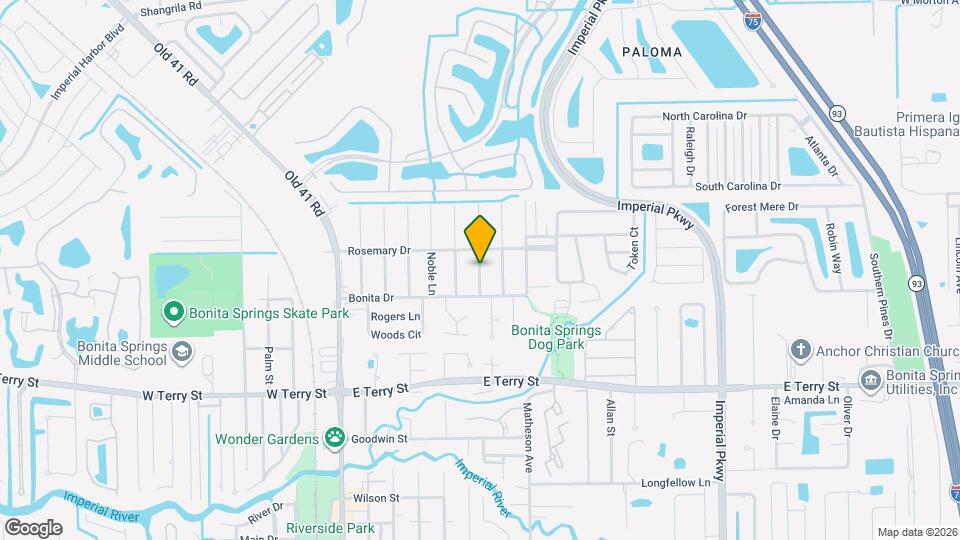 23541 Sandy Creek Terrace Map and Location Details