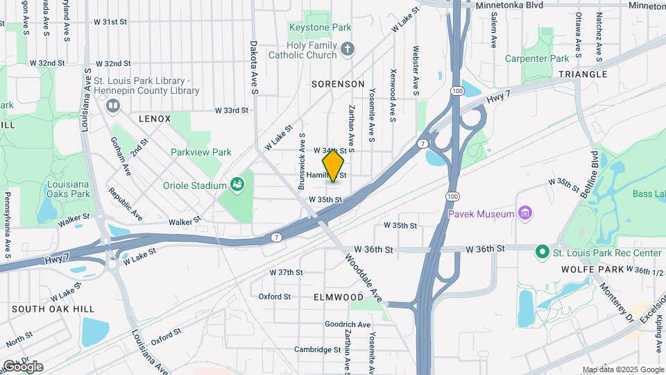 3463 Alabama Ave S Map and Location Details