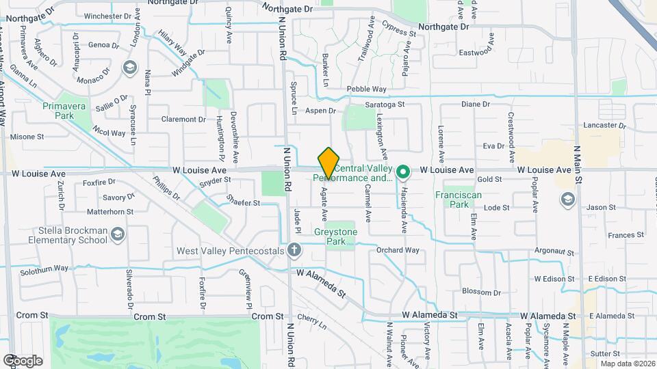 1044 Agate Ave Map and Location Details