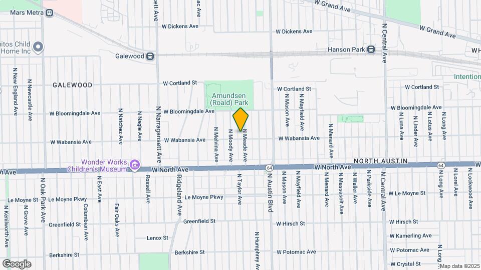 1702 N Meade Ave Map and Location Details