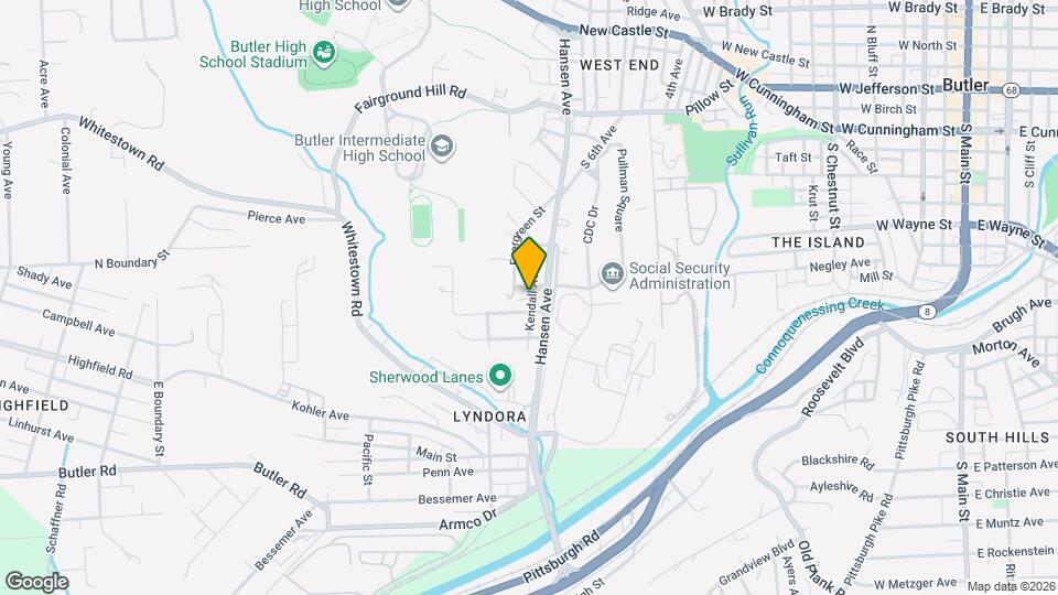 570 Kendall Ave Map and Location Details