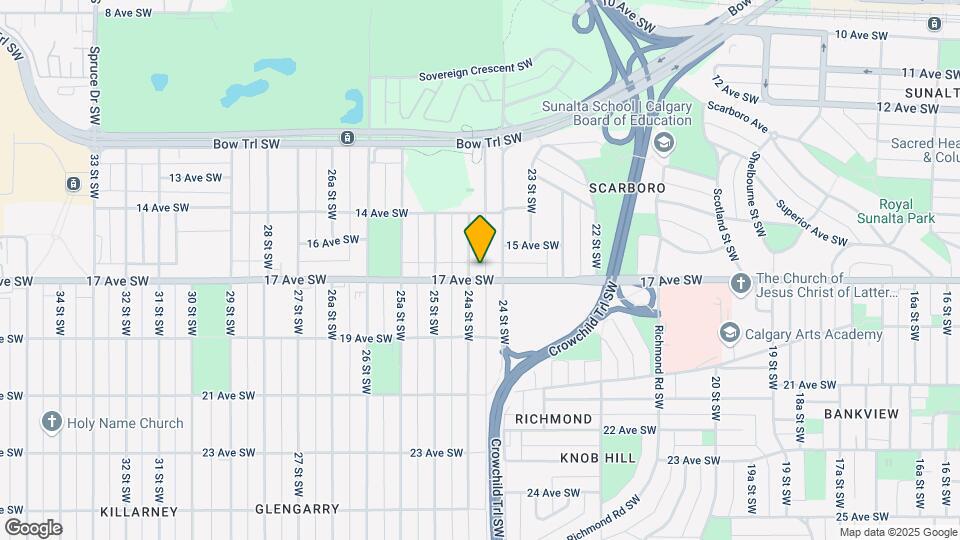 2516 17 Av SW Map and Location Details