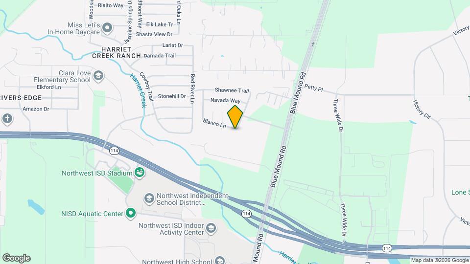 2124 Blanco Ln Map and Location Details