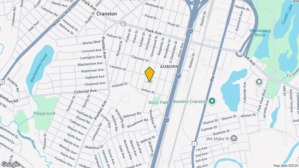 287 Magnolia St, Unit 1 Map and Location Details
