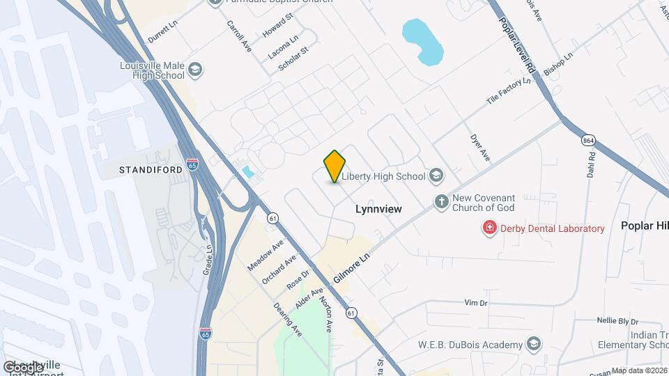 4820 Bluebird Ave Map and Location Details