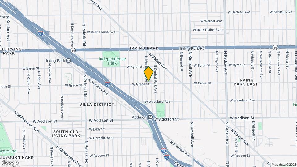 3620 W Grace St Map and Location Details