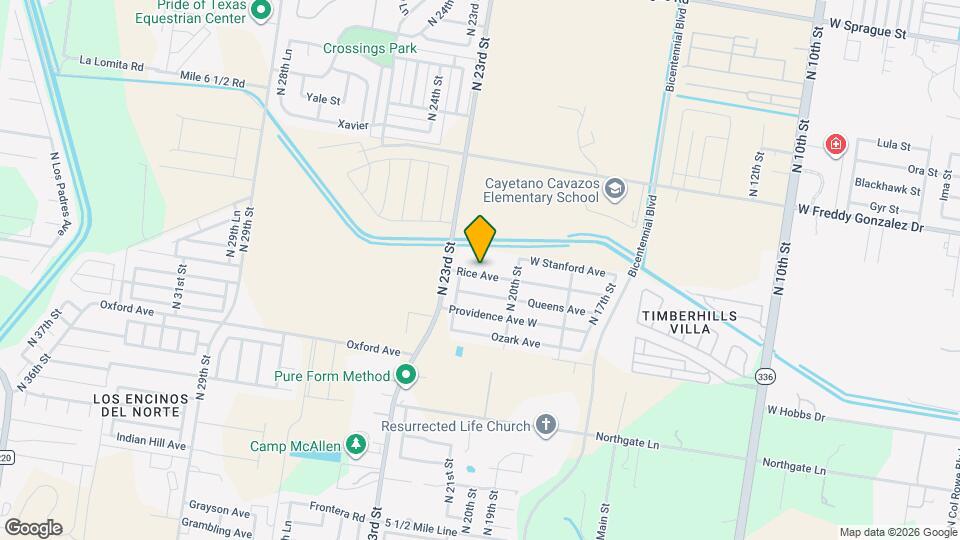 2100 Rice Ave Map and Location Details