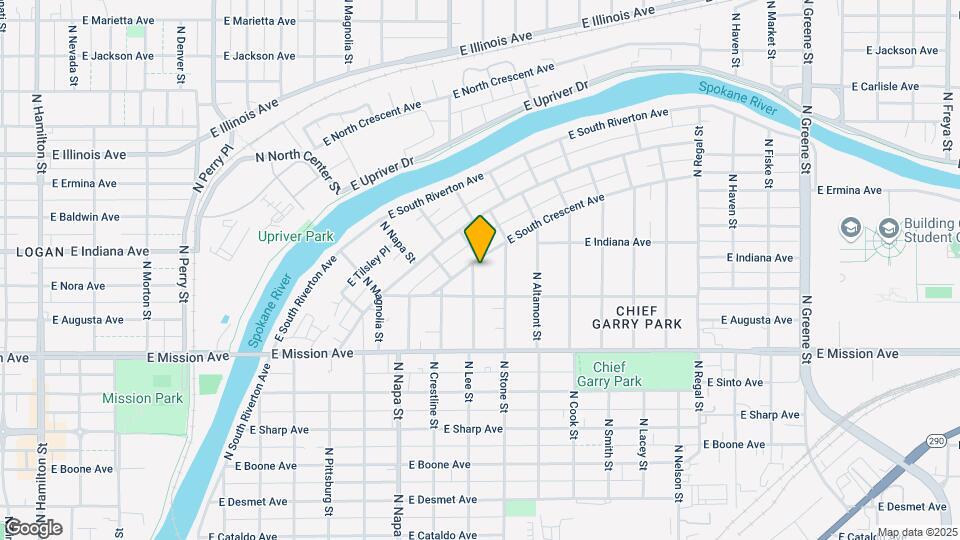 1724 N Lee St Mapa y Detalles de la Ubicación