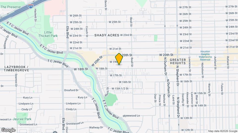 1159 W 18th St Map and Location Details