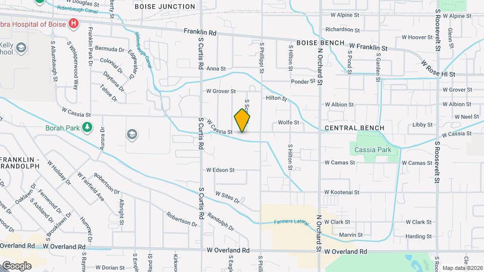 5583 W Cassia St Map and Location Details