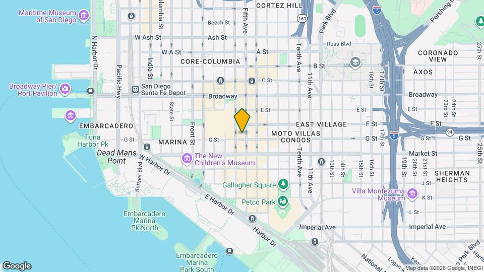 444 G St Map and Location Details