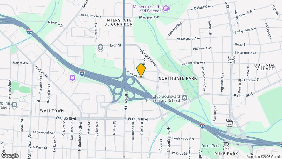 1919 Ruffin St Map and Location Details