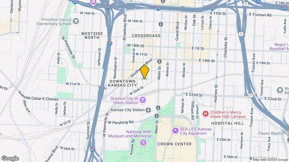 2029 Wyandotte St Map and Location Details