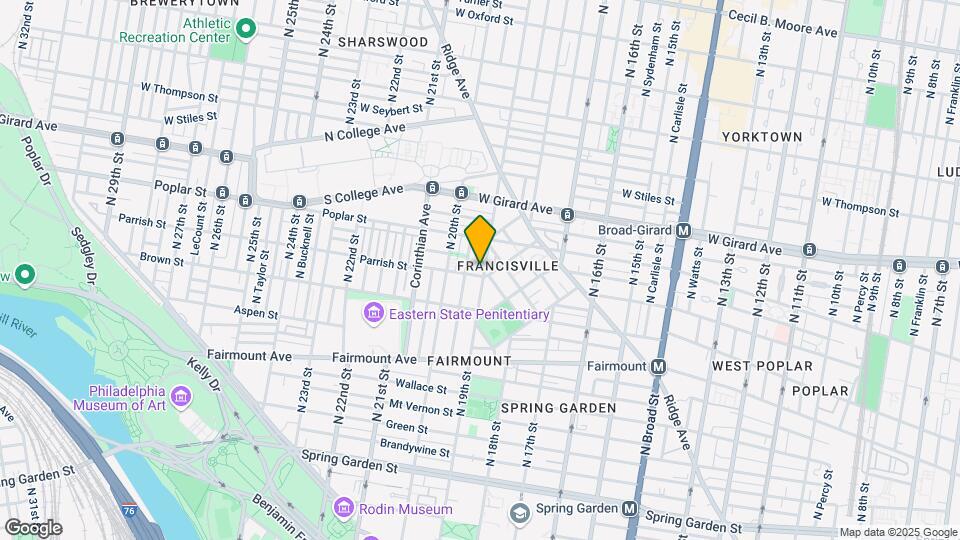850 N 19th St Map and Location Details