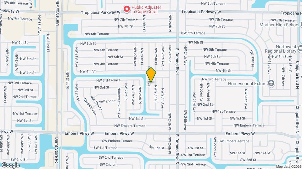 303 NW 26th Ave Map and Location Details