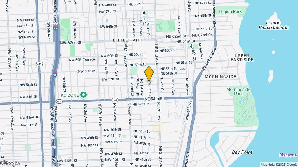 5600-5608 NE 1st Ct Map and Location Details