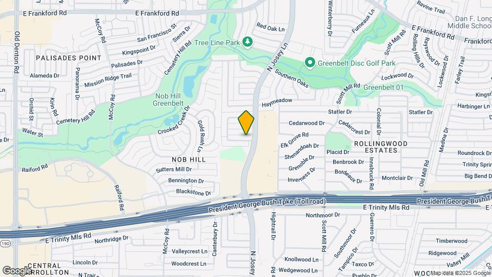 1804 Green Ridge Dr Map and Location Details