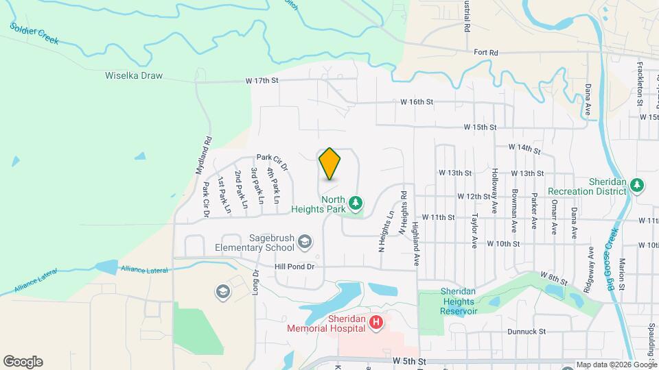 1745 N Heights Cir Map and Location Details