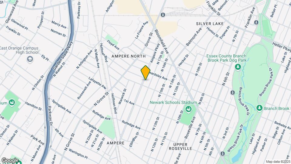210 Ampere Pkwy Map and Location Details