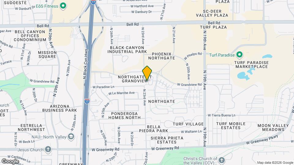 16210 N 22nd Ln Map and Location Details