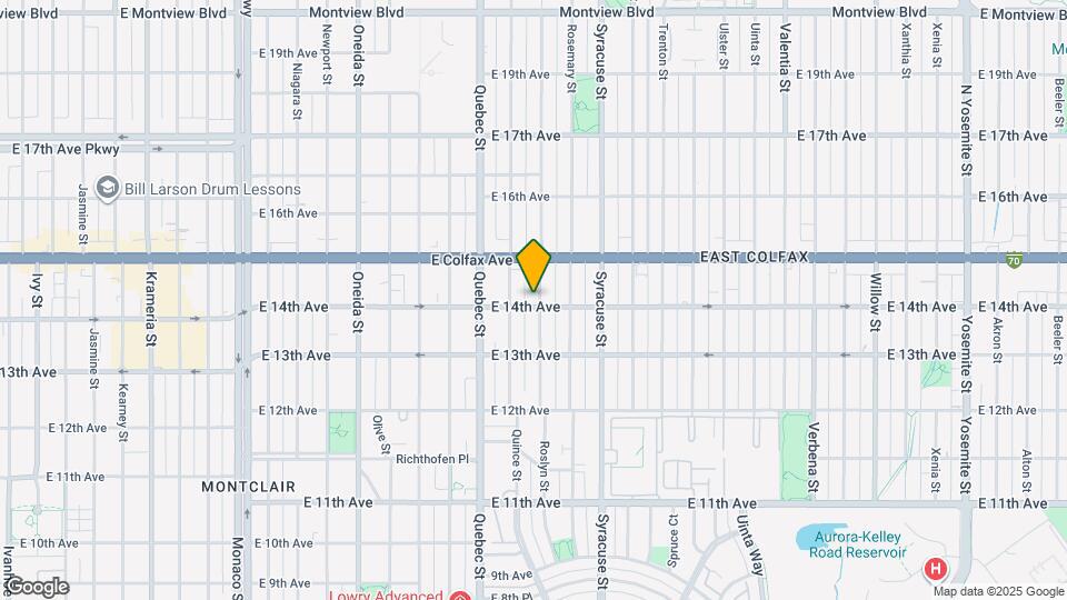 1401 Roslyn St Map and Location Details