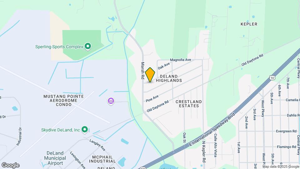 1604 Palm Ave Mapa y Detalles de la Ubicación
