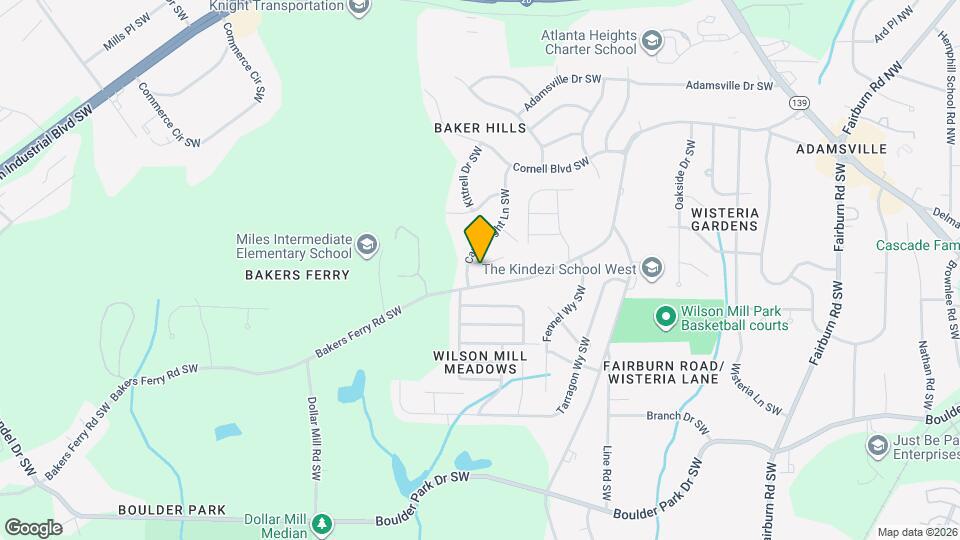 4172 Renfrew Ct SW Map and Location Details