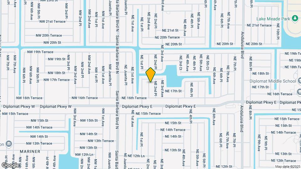 1715 NE 2nd Ave Map and Location Details