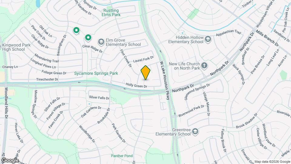 3910 Hidden Glen Dr Map and Location Details