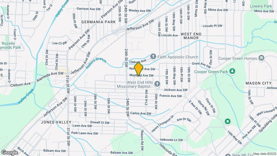 1512 22nd St SW Map and Location Details
